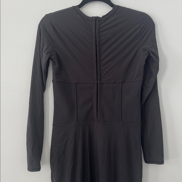 Skims Women's Fits Everybody Dress Corset Hook Latch Size XL Black Sexy Maxi - Picture 7 of 9